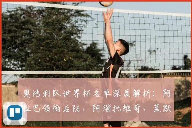 奥地利队世界杯名单深度解析：阿拉巴领衔后防，阿瑙托维奇、莱默尔如何扛起进攻与中场大旗？